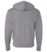 Independent Trading Co. - Unisex Full-Zip Hooded S Gunmetal Heather back view