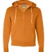 Independent Trading Co. - Unisex Full-Zip Hooded S Tangerine front view