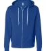 Independent Trading Co. - Unisex Full-Zip Hooded S Cobalt front view