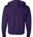 Independent Trading Co. - Unisex Full-Zip Hooded S Grape back view