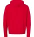 Independent Trading Co. - Unisex Full-Zip Hooded S Red back view