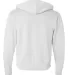 Independent Trading Co. - Unisex Full-Zip Hooded S White back view
