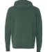 Independent Trading Co. - Unisex Full-Zip Hooded S Alpine Green back view