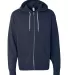 Independent Trading Co. - Unisex Full-Zip Hooded S Slate Blue front view