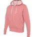 Independent Trading Co. - Unisex Full-Zip Hooded S Dusty Rose side view