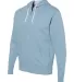 Independent Trading Co. - Unisex Full-Zip Hooded S Misty Blue side view