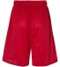 Russel Athletic 659AFM Dri-Power® Tricot Mesh Sho in True red back view