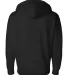 Independent Trading Co. - Full-Zip Hooded Sweatshi Black back view