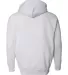 Independent Trading Co. - Full-Zip Hooded Sweatshi Grey Heather back view