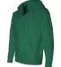 Independent Trading Co. - Full-Zip Hooded Sweatshi Kelly Green side view