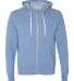 Independent Trading Co.PRM90HTZ Unisex French Terr Sky Heather front view