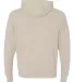 Independent Trading Co.PRM90HTZ Unisex French Terr Oatmeal Heather back view