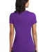 District Clothing DT6002 District    Women's Very  Purple back view