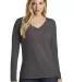 District Clothing DT6201 District    Women's Very  Hthrd Charcoal front view