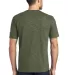 District Clothing DT564 District    Medal Tee Olive back view