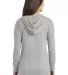 District Clothing DT665 District    Women's Medal  Light Grey back view