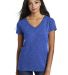 District Clothing DT664 District    Women's Medal  Deep Royal front view