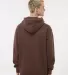 IND4000 Independent Trading Co. Heavyweight hoodie in Brown back view