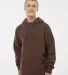 IND4000 Independent Trading Co. Heavyweight hoodie in Brown front view