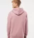 IND4000 Independent Trading Co. Heavyweight hoodie in Dusty pink back view
