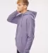 IND4000 Independent Trading Co. Heavyweight hoodie in Plum side view
