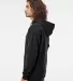 IND4000 Independent Trading Co. Heavyweight hoodie in Black side view