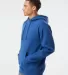 IND4000 Independent Trading Co. Heavyweight hoodie in Royal side view