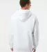 IND4000 Independent Trading Co. Heavyweight hoodie in White back view