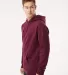 IND4000 Independent Trading Co. Heavyweight hoodie in Maroon side view