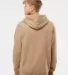 IND4000 Independent Trading Co. Heavyweight hoodie in Sandstone back view