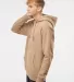 IND4000 Independent Trading Co. Heavyweight hoodie in Sandstone side view