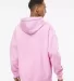 IND4000 Independent Trading Co. Heavyweight hoodie in Light pink back view