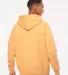 IND4000 Independent Trading Co. Heavyweight hoodie in Peach back view