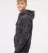 IND4000 Independent Trading Co. Heavyweight hoodie in Black camo side view