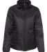 Independent Trading Co. EXP200PFZ Women's Puffer J Black front view