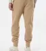 Independent Trading Co. IND20PNT Midweight Fleece  Sandstone back view