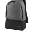 New Era NEB201   Legacy Backpack in Black tw he/bk front view