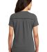 Ogio LOG136 OGIO  Ladies Tread Henley Blacktop Hthr back view