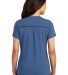 Ogio LOG136 OGIO  Ladies Tread Henley Blue Hthr back view