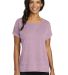 Ogio LOG800 OGIO  Ladies Luuma Cuffed Short Sleeve in Lilac Heather
