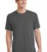 Port & Company PC54T  Tall Core Cotton Tee Charcoal front view