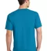 Port & Company PC54T  Tall Core Cotton Tee Neon Blue back view