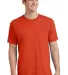 Port & Company PC54T  Tall Core Cotton Tee Orange front view