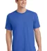 Port & Company PC54T  Tall Core Cotton Tee Royal front view