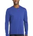 Port & Company PC455LS Long Sleeve Fan Favorite Bl in True royal hth front view