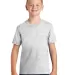 Port & Company PC455Y Youth Fan Favorite Blend Tee Ash front view