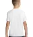 Port & Company PC455Y Youth Fan Favorite Blend Tee White back view