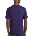 Port & Company PC455 Fan Favorite Blend Tee Team Purple He back view