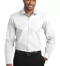 Port Authority Clothing W103 Port Authority  Slim  White front view