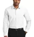 Port Authority Clothing S661 Port Authority  Slim  White front view